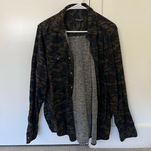 Brave Soul size medium Camo Shacket